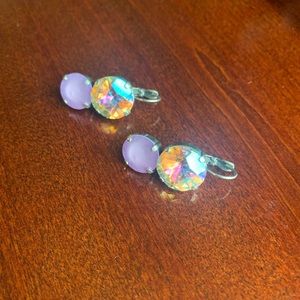 Sabika double drop earrings